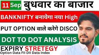 Nifty Prediction and Bank Nifty Analysis for Wednesday  11 Sep 2024  Tomorrow Nifty Prediction [upl. by Terina]