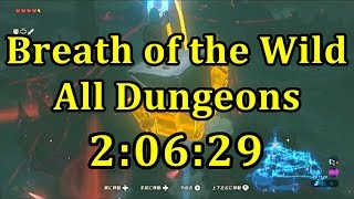 Breath of the Wild All Dungeons Speedrun in 20629 No Amiibo [upl. by Alameda413]