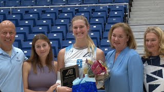 Volleyball celebrates senior night [upl. by Dygall]