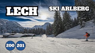 SKI ARLBERG LECH  Great skiing [upl. by Ydnirb494]