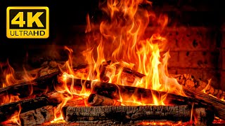 🔥 Cozy Fireplace 4K 12 HOURS Fireplace with Crackling Fire Sounds Crackling Fireplace 4K [upl. by Fabiola]