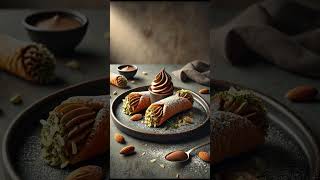 Parmesan amp Herb Cannoli with Mascarpone Chocolate Cream chocolate cannoli herb parmesan dessert [upl. by Dikmen807]