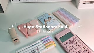 Huge aesthetic stationery haul  ft Amazon [upl. by Moina]