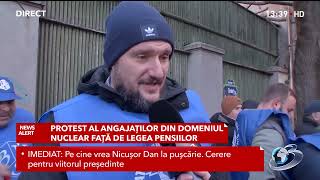 Protest al angajaților din domeniul nuclear [upl. by Ahsian]