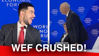 Damon Crashes the 2024 WEF Davos Meeting  Satire [upl. by Sokul184]