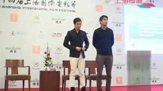 BIE THE STARPONG NAWAT PRESS CONFERENCE SHANGHAI INTERNATIONAL FILM FESTIVAL 2011 [upl. by Adrea]