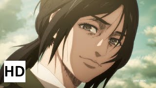 Pieck Smug Smile and Shows Eren as her True Enemy English Dub HD [upl. by Harutek189]