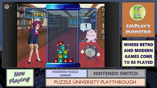 Pokémon Puzzle League  Puzzle University Mode  N64 Switch Online  Class 2  27  Stage 27 [upl. by Gerrald]