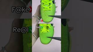 Real Vs Fake Kobe Green Grinches sneakerhead sneakers viral [upl. by Adelaide]