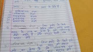 sangya kise kahte hai or unkke bhedसंज्ञा किसे कहते है और उनके प्रकार कितने होते हैंsangya [upl. by Hutner649]