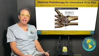 Wrist Prolotherapy treatment demo and Chronic Elbow Pain Study Ross Hauser MD [upl. by Pero]