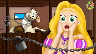 Princess Rapunzel  Wicked Horse Trainer  KONDOSAN English  Fairy Tales amp Bedtime Stories [upl. by Arretahs212]