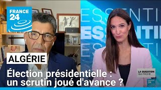 Présidentielle en Algérie  un scrutin joué davance  • FRANCE 24 [upl. by Utimer]