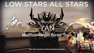 【Arknights】 Mountain Ringed Border Town Annihilation 23 Low Rarity Guide [upl. by Carolee]