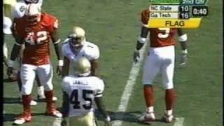 Bad ACC Refs  Early Whistle Kills Play  NCSU at GT 2003 [upl. by Casavant]