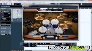 Tutorial Ezdrummer en Cubase VSTi de batería sencillo y eficaz [upl. by Feliza]