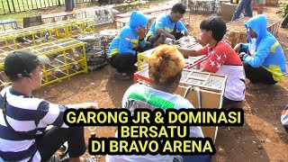 ❤️GARONG JR amp DOMINASI BERSATU DI PRA LOMBA ANNIVERSARY PMKN BRAVO ARENA [upl. by Aerbas]