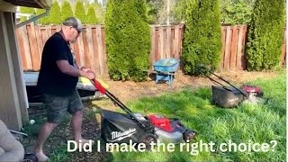 Did I Get the Most Powerful Lawn Mower MilwaukeeMilwaukeelawnmowerMilwaukeereviewreview [upl. by Eehsar]