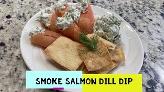 Smoke Salmon Dill Dip Recipe 5 minutes cooking recipe [upl. by Pammy]