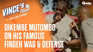 Dikembe Mutombo on Blocking Michael Jordan the Finger Wag and Defense  Vinces Places [upl. by Sancha221]