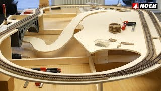 NOCH BastelWorkshop Aufbau des Neuheitendioramas 2018 Teil 1 von 4 [upl. by Nowyt]