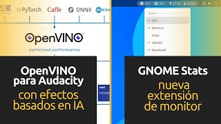 24012 OpenVINO para Audacity GNOME Stats Scribus 16  Noticias Linux y Código Abierto [upl. by Nohsauq]