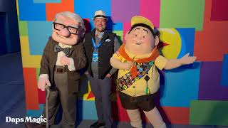 Carl Fredricksen amp Russell  UP  Pixar Fest Media Preview 4K [upl. by Nosittam]