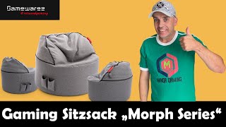 Wir haben einen GAMING SITZSACK getestet  MORPH SERIES von GAMEWAREZ [upl. by Akcirederf]