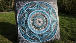 String Art by Aline Campbell  Timelaps [upl. by Milano]