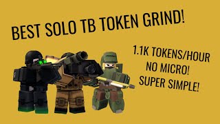 THE BEST SOLO TOWER BATTLES TOKEN GRIND IN TOWER DEFENSE X [upl. by Surtimed]