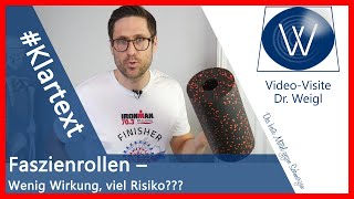 Faszientraining Gefahren amp Fehler beim Training mit Faszienrolle Blackroll amp Faszienball Rücken [upl. by Ahsitahs78]