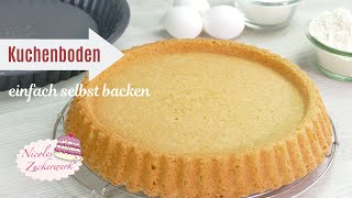 Saftiger Obstboden  klassischer Kuchenboden I Rezept von meiner Omi [upl. by Durst]