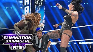 Rhea Ripley vs Nia Jax – Women’s World Championship Match WWE Elimination Chamber 2024 highlights [upl. by Siraved]