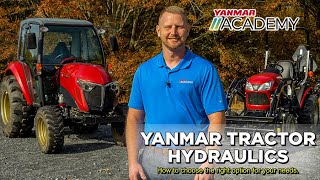 Yanmar Tractor Optional Hydraulics [upl. by Nnaynaffit829]