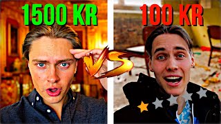 Dyr vs Billig FRISØR✂️💵 1500kr VS 100kr [upl. by Valene]