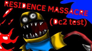 residence massacre animationdc2 [upl. by Nahgrom]