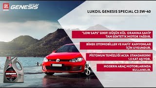 LUKOIL Madeni Yağ  LUKOIL GENESIS SPECIAL C3 5W40 [upl. by Eicnahc]