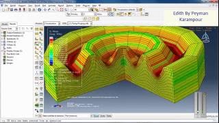 simulation axisymmetric forging in Abaqus [upl. by Xyla]