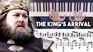 Game of Thrones  The Kings Arrival Advanced Piano Cover with Sheet Music [upl. by Nils]