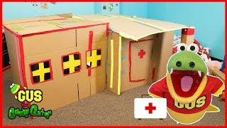 BOX FORT CHALLENGE Family Fun activity Build with Cardboard [upl. by Noiramaj]