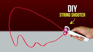 How to Make String Shooter at Home  DIY String Shooter  Zip string toy [upl. by Ornas979]