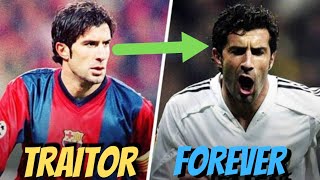 The Real Reason why Figo BETRAYED Barcelona [upl. by Enirehtakyram]