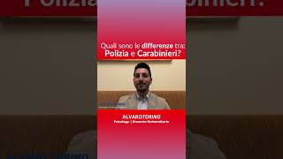 Qualè la differenza tra POLIZIA e CARABINIERI⁉️⭐ [upl. by Onida]