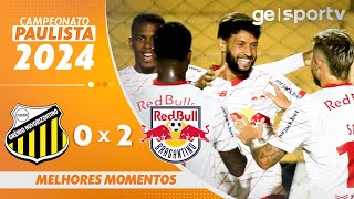 NOVORIZONTINO 0 X 2 BRAGANTINO  MELHORES MOMENTOS  6ª RODADA DO CAMPEONATO PAULISTA  geglobo [upl. by Nerdna]