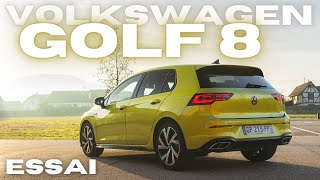 ESSAI Volkswagen Golf 8 RLine eTSI 150  la MEILLEURE compacte [upl. by Danais953]