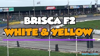 BriSCA F2 White amp Yellow 31124 Skegness [upl. by Rebekkah]