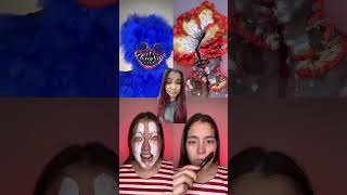 ❤️❤️❤️makeup sfx sfxartist makeuplook clownmakeup huggywuggy reactionvideo halloween [upl. by Ynaffi465]