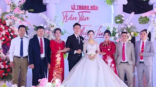 Lễ Thành Hôn Trần Tân  Thùy Linh con trai ông bà Thái LiềnĐồng VănYên Lạc [upl. by Ahseken]