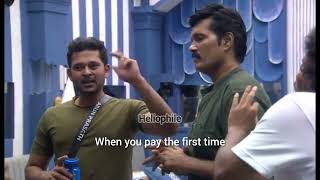 Arun and Muthukumaran conversationVJSBiggboss season 8 Heliophile Biggbossseason8tamil [upl. by Cornelle]