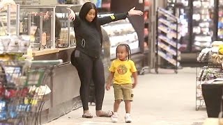 Pregnant Blac Chyna Hits The Market Looking Huge Amid Reports Of Relationship Troubles [upl. by Deerc810]